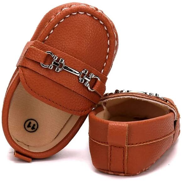 Rabeiser Baby Comfortable Shoes Size 0-6 Color Brown - Picture 3 of 8